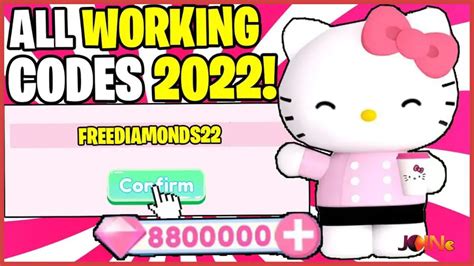 my hello kitty cafe codes 2022